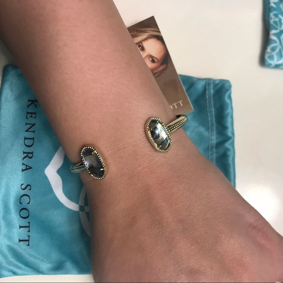 Abalone Shell Kendra Scott Bracelet Cuff - Picture 4 of 4